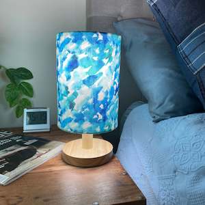 Table Lamps: Blue blur table lamp