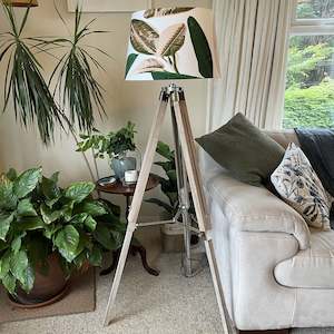 Table Lamps: Tripod floor lamp