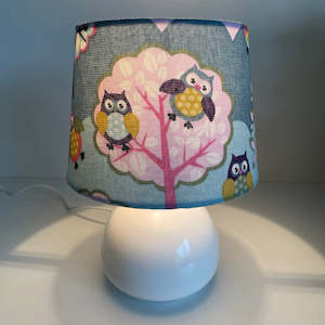 Specials: Ready-made SMALL owl childrens lampshade