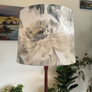 Extra Large Light Shades: Extra Large Tapered Shade in two tone roses CHALK