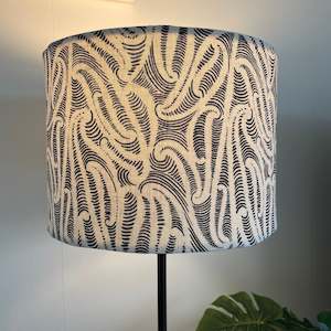 Designer Fabric: Ihi Fabric Pukepoto  | Fabric lampshade - NZ made
