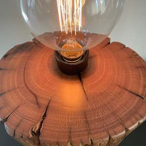 Sold Collection: Round Table Lamp - Telegraph Post #37