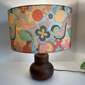 Specials: Ready-made LARGE BARREL Lampshade | 60s Swirl