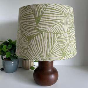 Green Palms | Handcrafted Lampshade