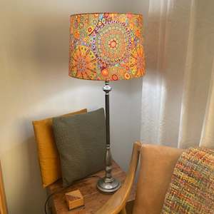 Lampshades 1: Kaffe Fassett | Millefiore - Orange II | Handcrafted Lampshade