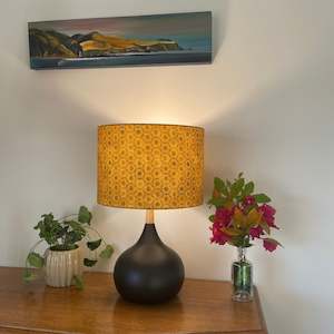 Golden Sun | Fabric Lamp Shade