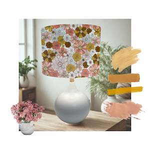 Lampshades 1: Boho Floral Garden | Fabric Lamp Shade