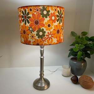 Lampshades 1: Mid Century Flower Power | Fabric Lamp Shade