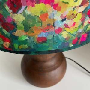 Stands: Java wood lamp | Stunning Handcrafted Lampshade