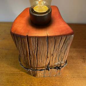 Wood Table Lamp | Handcrafted Tōtara Lamp #172