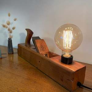 Table Lamp | Vintage Wood Plane | #134