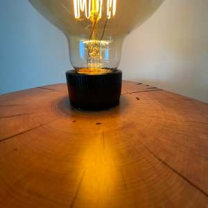 Edison On Wood: Upcycled Ambiance| Heritage Tōtara Lamp #67