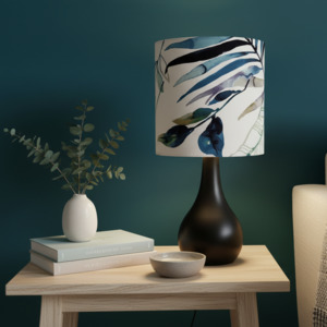 Lampshades 1: Ready-made Medium Cylinder lampshade | Watermark Palm