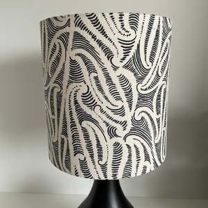 Ready-made Medium Cylinder lampshade | Ihi Fabric Pukepoto