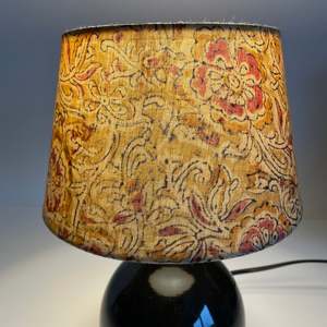 Lampshades 1: Ready-made SMALL Mustard Block lampshade