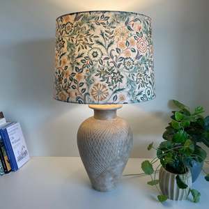 Morris & Co | Orkney Wilhelmina Linen | Fabric Lampshade | Made in NZ