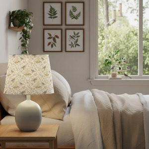 Lampshades 1: Jade Ell Designs | Tauhou (Silvereye) Pale | Lampshades