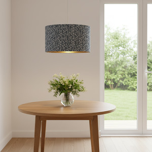 Jade Ell Designs | Slate Blue Leaf | Lampshades