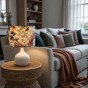 Specials: Ready-made Drum lampshade | Velvet Bouquet