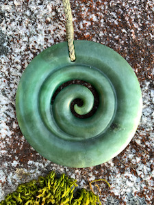 Pounamu Koru shades-of-jade