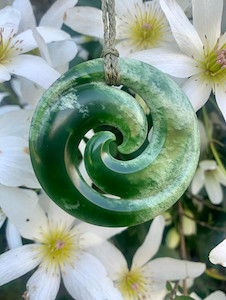 Pounamu Koru shades-of-jade