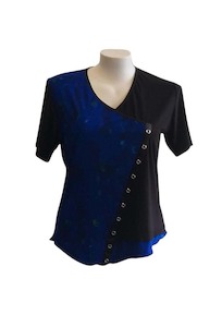 Products: Blue Eyelet Top - Shadze of Lace
