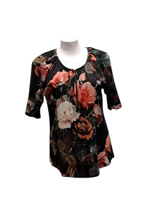 Crissy Rose Gather Top - Shadze of Lace