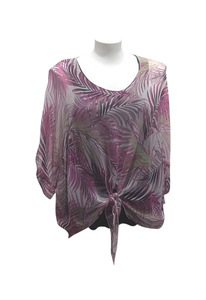 Crissy Tie Flutter Top - Shadze of Lace