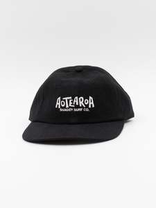 Headwear 1: AOTEAROA 6 PANEL BLACK