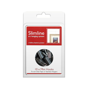 Products: Mini Hooks Slimline Art Hanging System