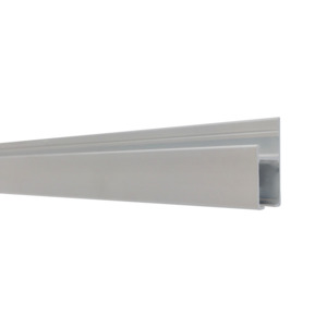 Products: The Gallery System Track - Anodised Silver - 2 metre - Shakespeare Solutions NZ