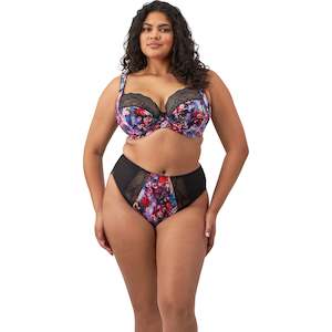 Bras: Elomi Lucie Side Support Plunge - Stretch Cherry Blossom Bra