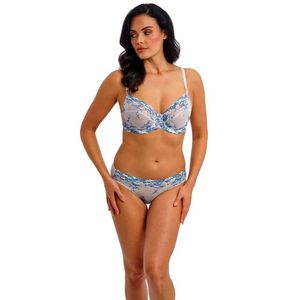 Wacoal: Wacoal Embrace Lace Micro Chip / Blue UW Bra