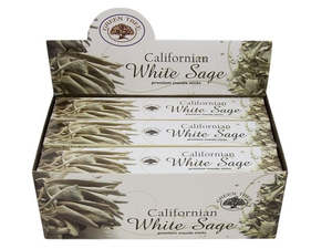 Incense: Green Tree Californian White Sage Incense 15gm