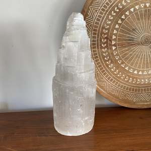 Crystals: Selenite Tower Lamp