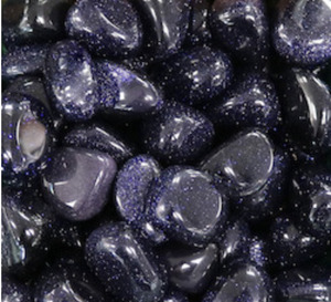 Crystals: Blue Goldstone Tumble