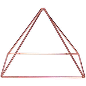 Decorations: Copper Enegizer Pyramid 15cm