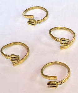 Jewellery: Bronze Shiva Trident Ring