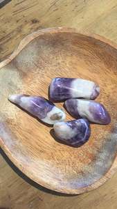 Amethyst: Chevron Amethyst Polished Point