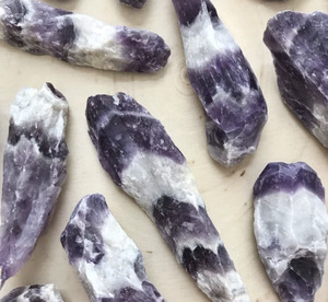 Amethyst: Chevron Amethyst Rough