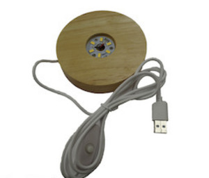 Crystals: USB Led Light Display stand