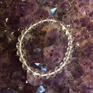 Clear Quartz Bracelet 8 mm Round Beads