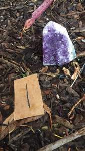 Amethyst: Amethyst Standing Cut Base 3