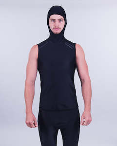 Mens Tops: CHILLPROOF VEST WITH HOOD - MENS NEW