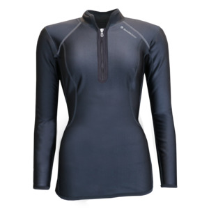 CHILLPROOF LONG SLEEVE CHEST ZIP TOP - WOMENS NEW