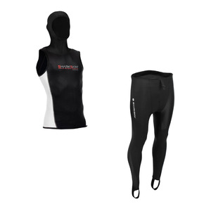 Collections: CHILLPROOF VEST WITH HOOD - MENS + CHILLPROOF LONGPANTS - MENS BUNDLE