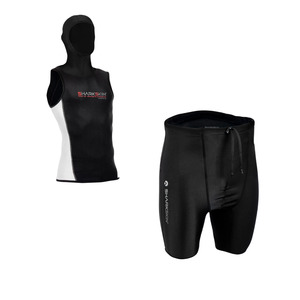 CHILLPROOF VEST WITH HOOD - MENS + CHILLPROOF SHORT PANTS - MENS BUNDLE