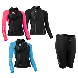 PERFORMANCE WEAR LONG SLEEVE TOP + PERFORMANCE WEAR LITE SHORT PANTS - WOMENS BUNDLE