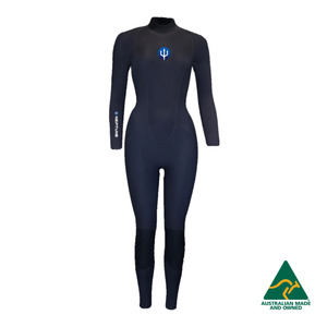 Collections: ATLAS 3MM STEAMER REAR ZIP LADIES