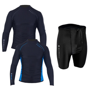CHILLPROOF LONG SLEEVE TOP - MENS NEW + CHILLPROOF SHORT PANTS - MENS BUNDLE